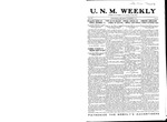 U.N.M. Weekly, Volume 016, No 14, 12/9/1913 by University of New Mexico
