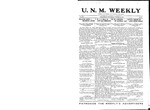 U.N.M. Weekly, Volume 016, No 15, 12/16/1913