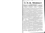 U.N.M. Weekly, Volume 016, No 19, 1/27/1914 by University of New Mexico