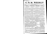 U.N.M. Weekly, Volume 016, No 26, 3/17/1914 by University of New Mexico