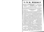 U.N.M. Weekly, Volume 016, No 28, 3/31/1914 by University of New Mexico