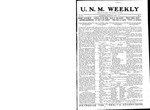 U.N.M. Weekly, Volume 016, No 29, 4/7/1914 by University of New Mexico
