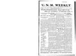 U.N.M. Weekly, Volume 016, No 31, 4/21/1914 by University of New Mexico