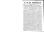 U.N.M. Weekly, Volume 016, No 32, 4/28/1914 by University of New Mexico