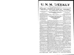 U.N.M. Weekly, Volume 016, No 36, 5/27/1914 by University of New Mexico