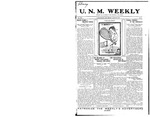 U.N.M. Weekly, Volume 017, No 2, 8/26/1914 by University of New Mexico