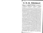 U.N.M. Weekly, Volume 017, No 5, 9/15/1914 by University of New Mexico