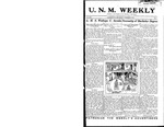 U.N.M. Weekly, Volume 017, No 7, 9/29/1914 by University of New Mexico