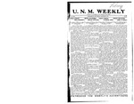 U.N.M. Weekly, Volume 017, No 13, 11/17/1914 by University of New Mexico