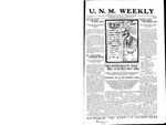 U.N.M. Weekly, Volume 017, No 16, 12/8/1914