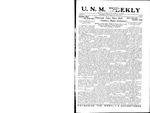 U.N.M. Weekly, Volume 017, No 18, 1/12/1915 by University of New Mexico