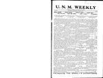 U.N.M. Weekly, Volume 017, No 19, 1/19/1915 by University of New Mexico