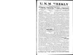 U.N.M. Weekly, Volume 017, No 24, 3/2/1915 by University of New Mexico