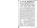 U.N.M. Weekly, Volume 017, No 30, 4/17/1915 by University of New Mexico