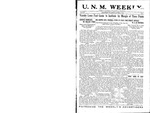 U.N.M. Weekly, Volume 018, No 8, 10/12/1915