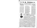 U.N.M. Weekly, Volume 018, No 12, 11/9/1915 by University of New Mexico