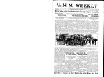 U.N.M. Weekly, Volume 018, No 13, 11/16/1915 by University of New Mexico