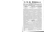 U.N.M. Weekly, Volume 018, No 18, 1/11/1916 by University of New Mexico