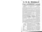 U.N.M. Weekly, Volume 018, No 19, 1/18/1916 by University of New Mexico