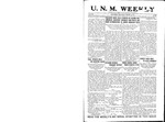 U.N.M. Weekly, Volume 018, No 20, 1/25/1916 by University of New Mexico