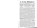 U.N.M. Weekly, Volume 018, No 29, 3/28/1916 by University of New Mexico