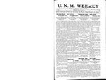 U.N.M. Weekly, Volume 018, No 30, 4/4/1916 by University of New Mexico