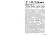 U.N.M. Weekly, Volume 018, No 32, 4/18/1916 by University of New Mexico