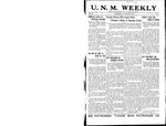 U.N.M. Weekly, Volume 019, No 7, 10/3/1916 by University of New Mexico