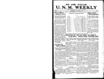 U.N.M. Weekly, Volume 019, No 17, 12/12/1916 by University of New Mexico
