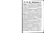U.N.M. Weekly, Volume 019, No 22, 1/30/1917 by University of New Mexico