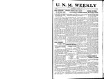 U.N.M. Weekly, Volume 019, No 27, 3/6/1917 by University of New Mexico