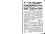 U.N.M. Weekly, Volume 019, No 30, 3/27/1917 by University of New Mexico