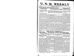 U.N.M. Weekly, Volume 019, No 31, 4/3/1917 by University of New Mexico