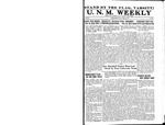 U.N.M. Weekly, Volume 019, No 32, 4/10/1917 by University of New Mexico