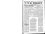 U.N.M. Weekly, Volume 019, No 33, 4/17/1917 by University of New Mexico