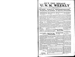 U.N.M. Weekly, Volume 019, No 35, 5/1/1917 by University of New Mexico