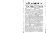 U.N.M. Weekly, Volume 020, No 4, 11/6/1917 by University of New Mexico