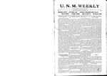 U.N.M. Weekly, Volume 020, No 6, 11/20/1917 by University of New Mexico