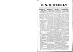 U.N.M. Weekly, Volume 020, No 10, 12/18/1917 by University of New Mexico