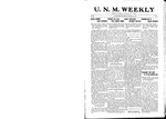 U.N.M. Weekly, Volume 020, No 13, 1/30/1918 by University of New Mexico