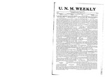 U.N.M. Weekly, Volume 020, No 16, 2/20/1918 by University of New Mexico