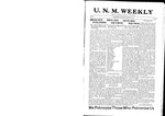 U.N.M. Weekly, Volume 020, No 21, 3/27/1918 by University of New Mexico