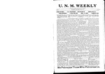 U.N.M. Weekly, Volume 020, No 22, 4/3/1918 by University of New Mexico