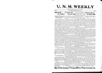 U.N.M. Weekly, Volume 020, No 23, 4/10/1918 by University of New Mexico
