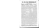 U.N.M. Weekly, Volume 020, No 25, 4/24/1918 by University of New Mexico