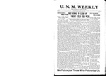 U.N.M. Weekly, Volume 020, No 27, 5/8/1918 by University of New Mexico