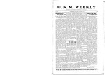 U.N.M. Weekly, Volume 021, No 6, 1/22/1919 by University of New Mexico
