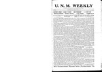 U.N.M. Weekly, Volume 021, No 13, 3/12/1919 by University of New Mexico
