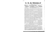 U.N.M. Weekly, Volume 021, No 15, 4/2/1919 by University of New Mexico