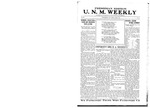 U.N.M. Weekly, Volume 021, No 16, 4/9/1919 by University of New Mexico